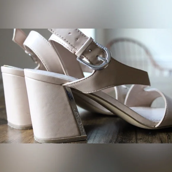 Calvin Klein Women's Chunky Strappy Open Toe Heels - Picture 5 of 9